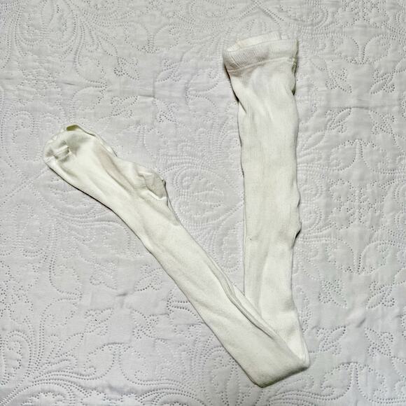 Hanna Andersson Bright Basics Footed Tights Size 4 - Picture 2 of 7